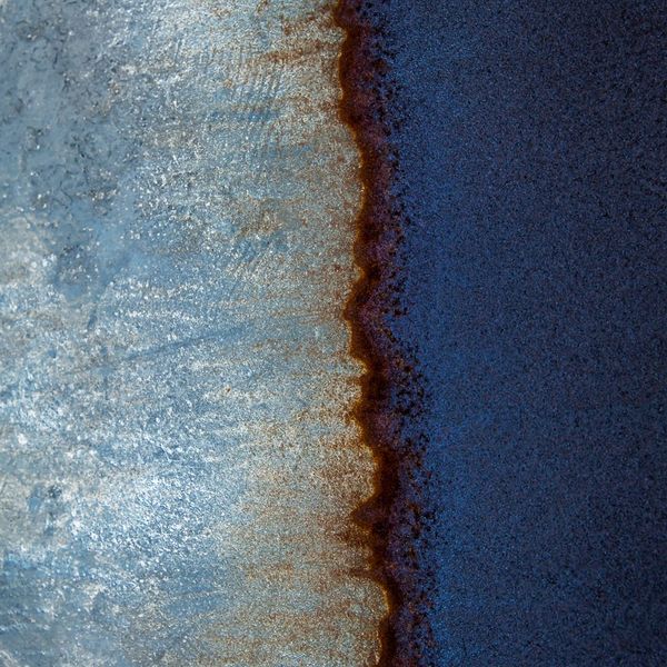 Stylized image representing sea flow with malachite colors.